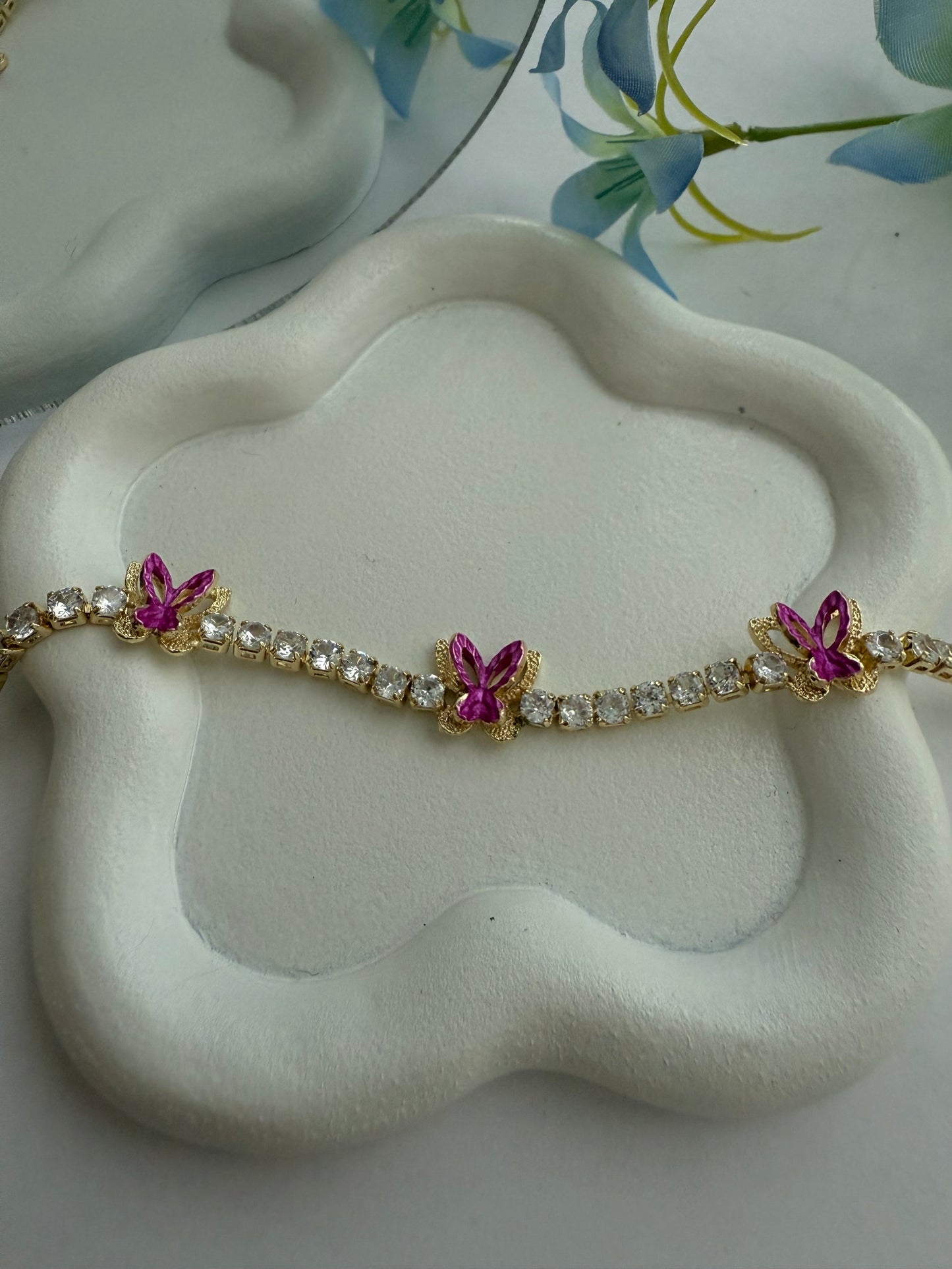 Pulsera Brilli-Mariposas — Dulce y encantadora