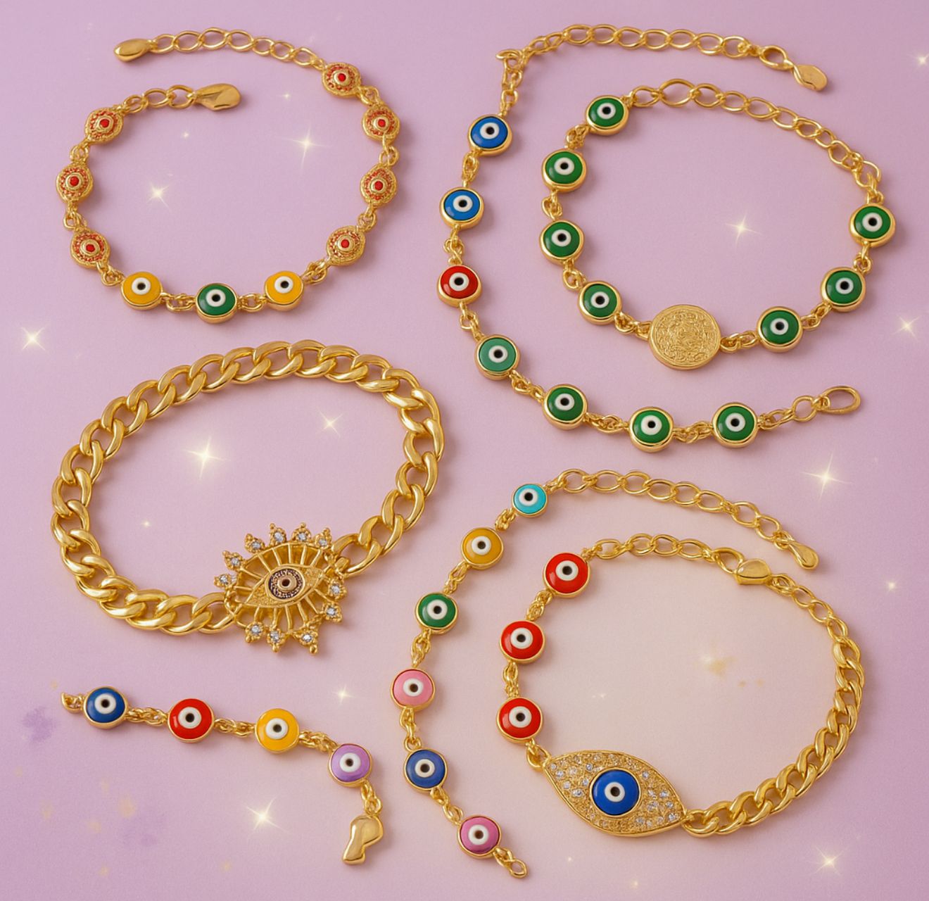 Pulsera de ojito con estilo