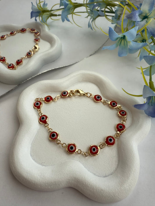 Pulsera Roja de Ojitos Mini – Protección en cada detallito