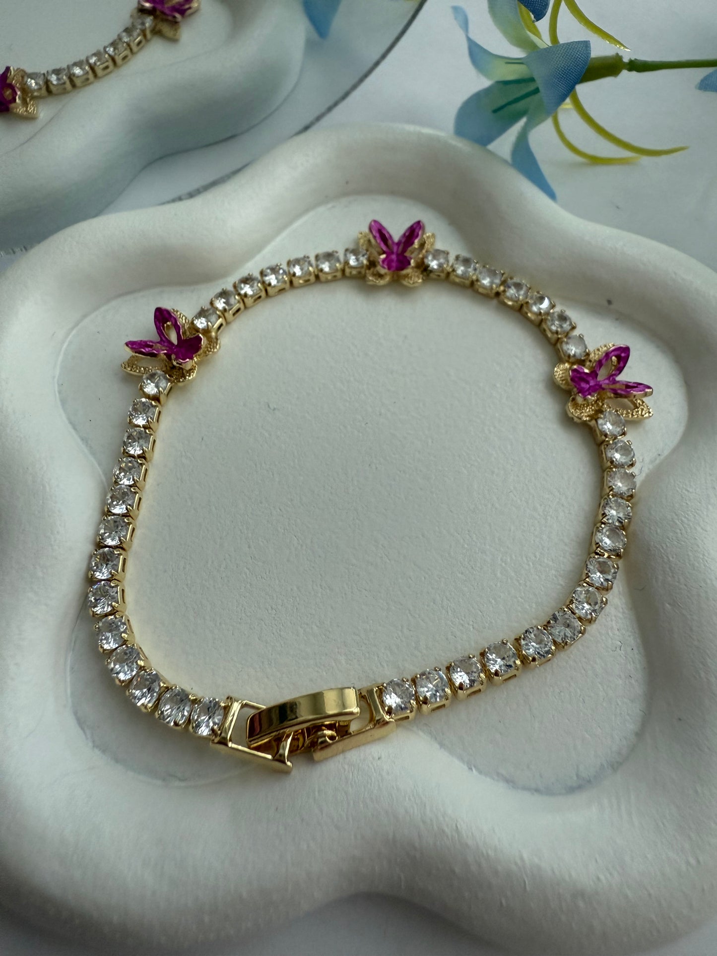Pulsera Brilli-Mariposas — Dulce y encantadora